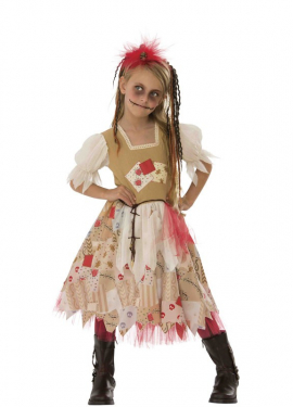 Fato de boneca de pano para menina