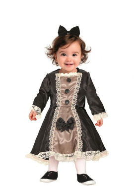 Fato de boneca preta para bebé