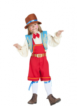 Fato de boneca de madeira para menino