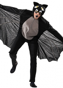 Fato de morcego para homem