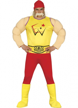 Wrestling Muscle Man Costume for Men