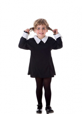 Black Classic Sinister Girl Costume for girls