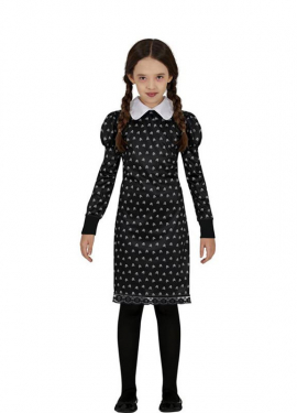 Sinister Girl costume with polka dots for girls