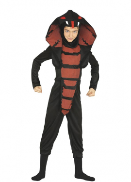 Fato de cobra ninja para criança