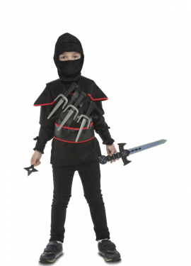 Fato de Ninja com acessórios infantis