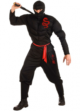 Fato de Dragon Ninja para homem