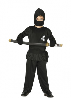 Fato de Ninja preto para menino