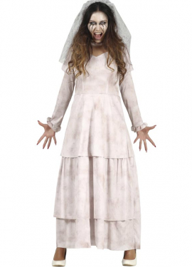 Sad Ghost Bride Costume for Women
