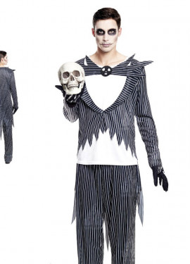 Striped Groom Halloween Costume for Men