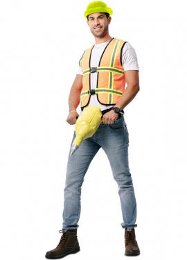 Sexy Worker Costume with Tools for Men