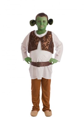 Fato de Ogro verde para menino