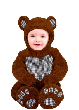 Fato de ursinho de pelúcia para bebê