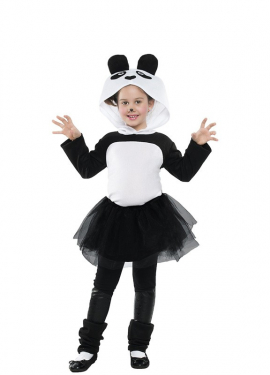 Fato de Panda Tutu Bear para menina