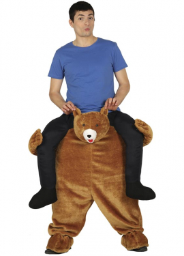 Fato de Ombros de Urso Castanho para Adulto