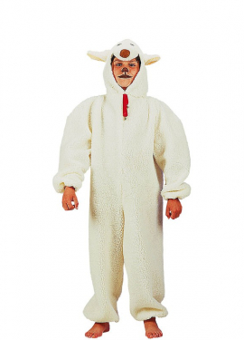 Fato de ovelha de pelúcia para crianças