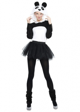 Panda Costume with Tutu for Women