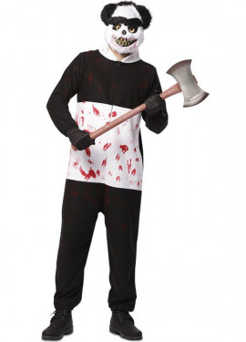 Men's Zombie Panda Costume