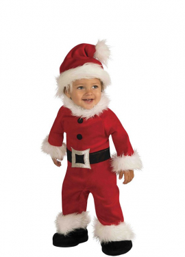 Fato de Papai Noel Luxe para Bebês