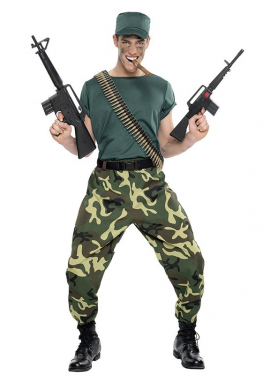 Fato paramilitar para homem