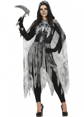 Dark Walking Grim Reaper costume for women