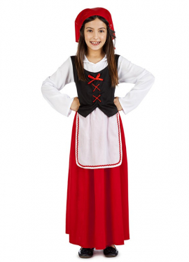 Fato de pastor da aldeia para meninas e bebês