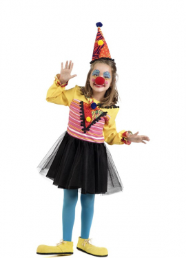 Fato de palhaço com Tutu para menina