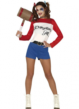 Fato de palhaço problemático para mulher