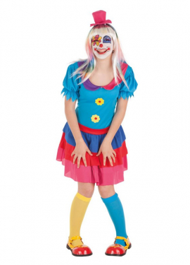Fato de palhaço Crispina para mulher