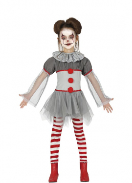 Scary Clown Costume for girls