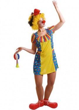 Fato de palhaço para mulher