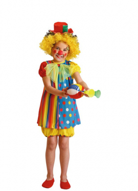 Fato de palhaço para menina