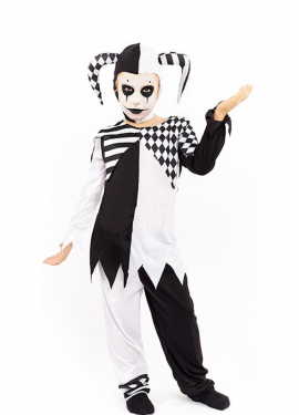 Fato de palhaço arlequim para criança