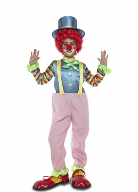 Clown Costume with Suspenders for children