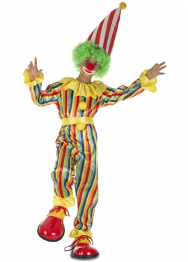 Striped Clown Costume for children