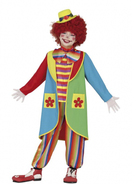 Fato de palhaço Flowy para criança