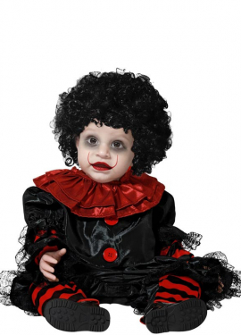 Black Clown Costume for babies and children