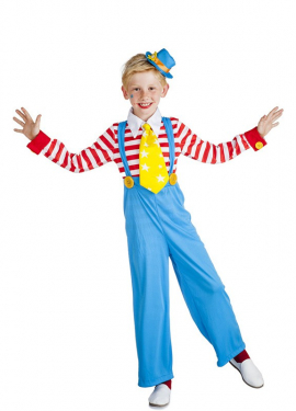 Striped Clown Costume for children