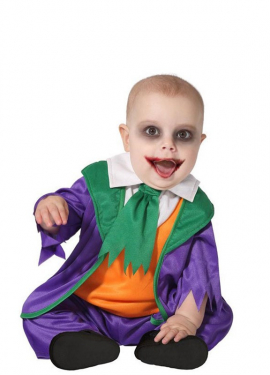 Fato de palhaço rindo para bebês e crianças