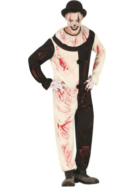 Fato de palhaço Terrifier para homem