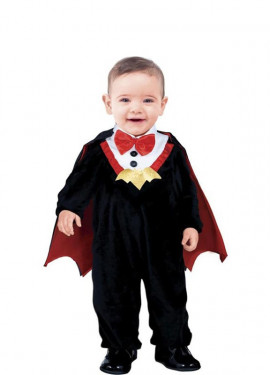Fato de pequeno vampiro com capa para bebé