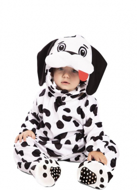 Fato de cão dálmata para bebé