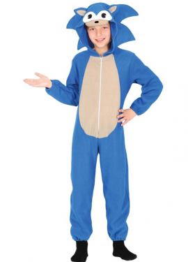 Fato de Pijama Sonic Ouriço Azul para Criança