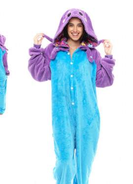 Fato de pijama azul Pulpa Pepa para mulher