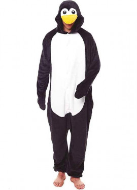 Yellow-billed Penguin Pajama Costume for Adults