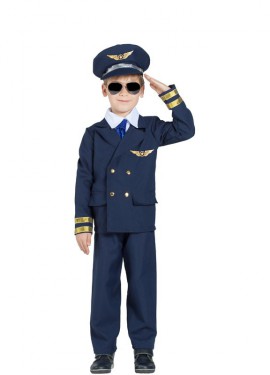 Airplane Pilot Costume for Boys