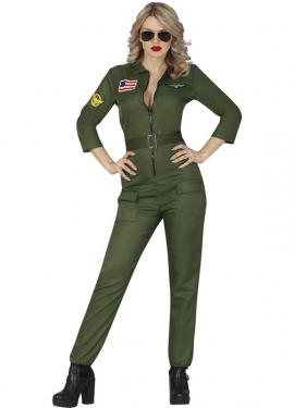 Fato de piloto militar feminino