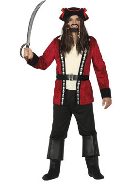 Fato de pirata para homem