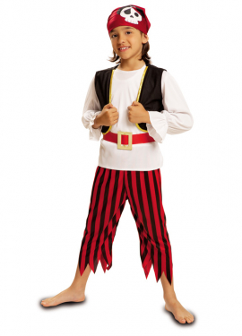 Fato de caveira pirata para menino