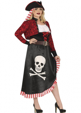Pirate Costume with Skirt for Women