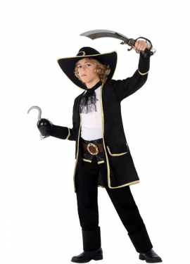 Dark Pirate Costume for Boys